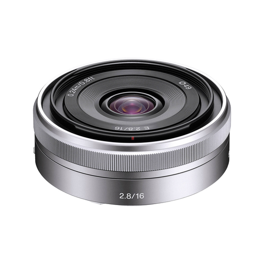 Sony E 16mm f/2.8 Lens (Silver)