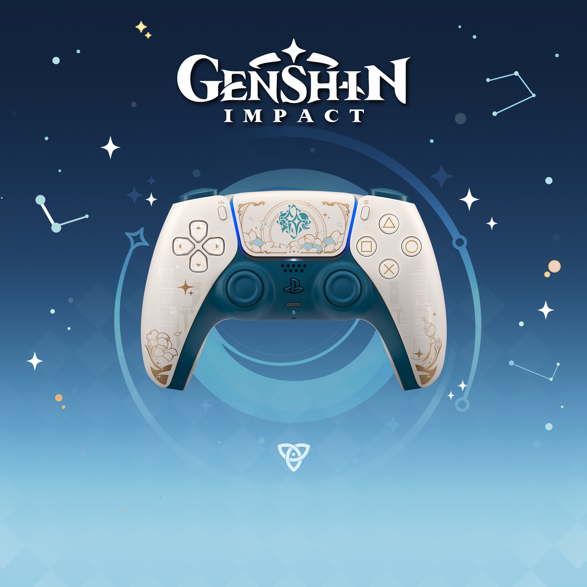 PlayStation 5 (PS5) DualSense Wireless Controller - Genshin Impact Limited Edition - KOODOO