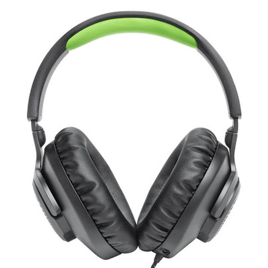 JBL Quantum 100X Console Wired Over-Ear Gaming Headset With Detachable Mic - Black/Green