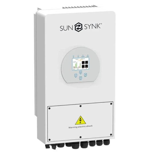 Sunsynk 5kW 48Vdc Single Phase Hybrid Inverter with mobile app monitoring, Wi-Fi, and IP65 rating