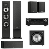 Polk MXT60 5.1 System Bundle With Denon AVRS670H Network AV Receiver - Black