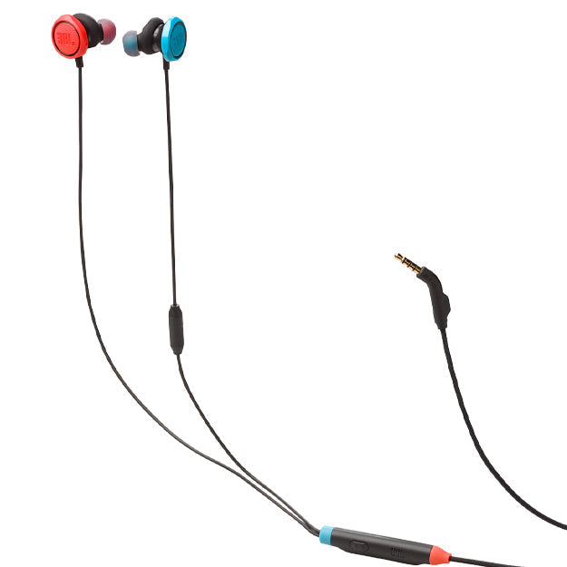 JBL Quantum 50N Wired In-Ear Gaming Headset With Volume Slider And Mic Mute - Black