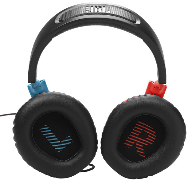 JBL Quantum 100N Wired Over-Ear Gaming Headset With Detachable Mic - Red/Blue