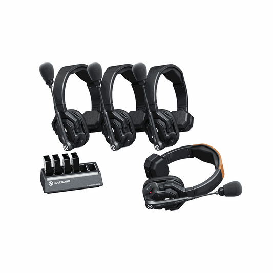 Hollyland Solidcom SE-4S Wireless 4-Person Noise Cancelling Headset Intercom