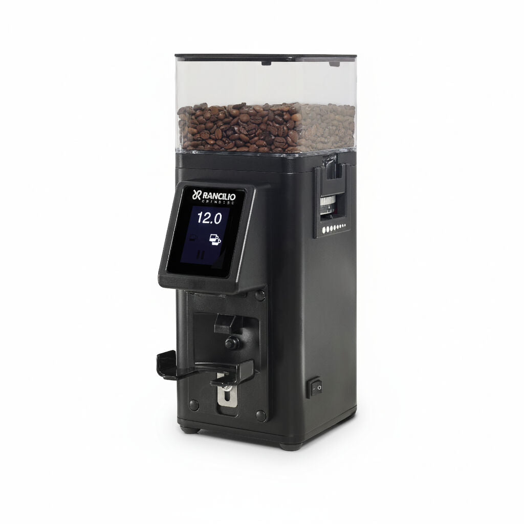 Rancilio Stile SD with 510g hopper side view