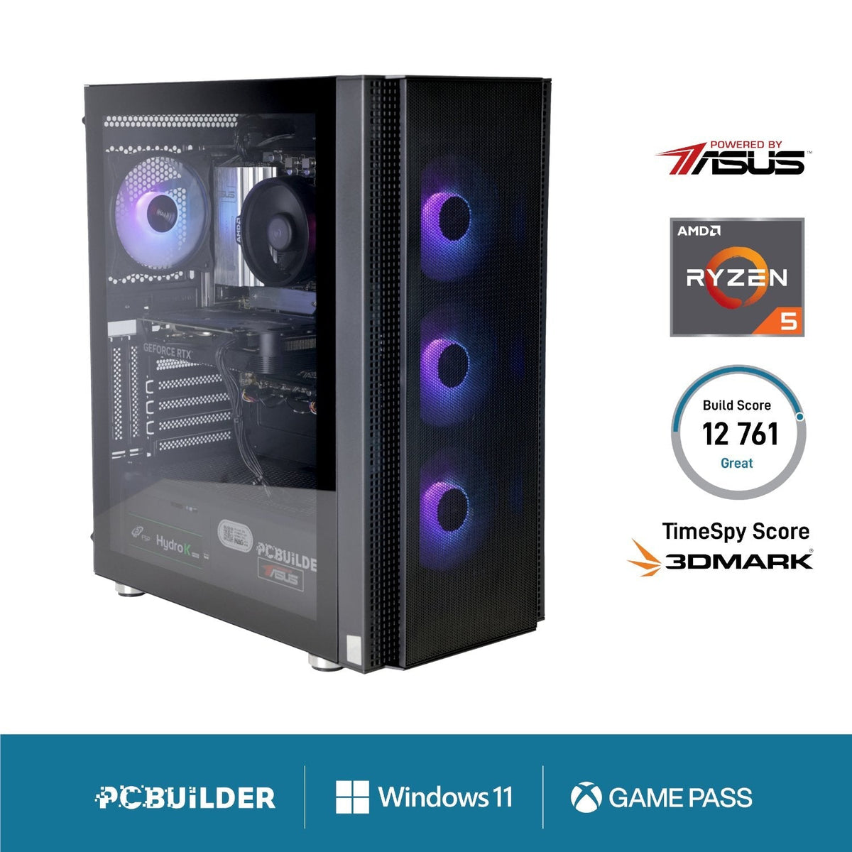 PCBuilder Ryzen 5 8400F OBLIVION Windows 11 Gaming PC