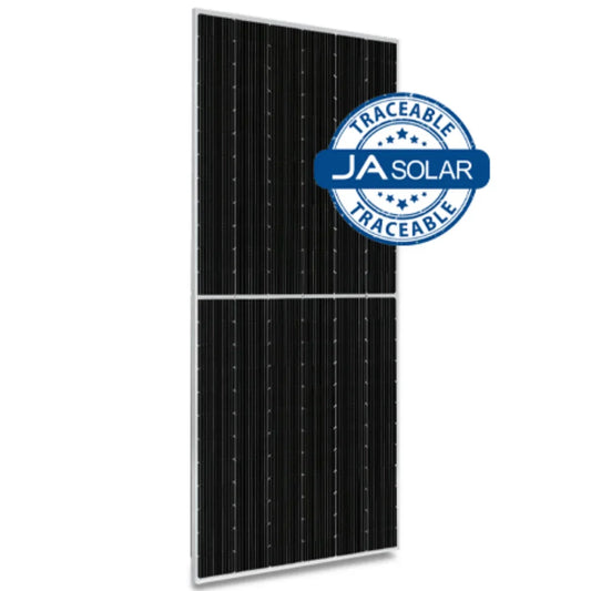 JA Solar 605W n-type Bifacial Double Glass Half-Cell MBB Traceable LB MC4
