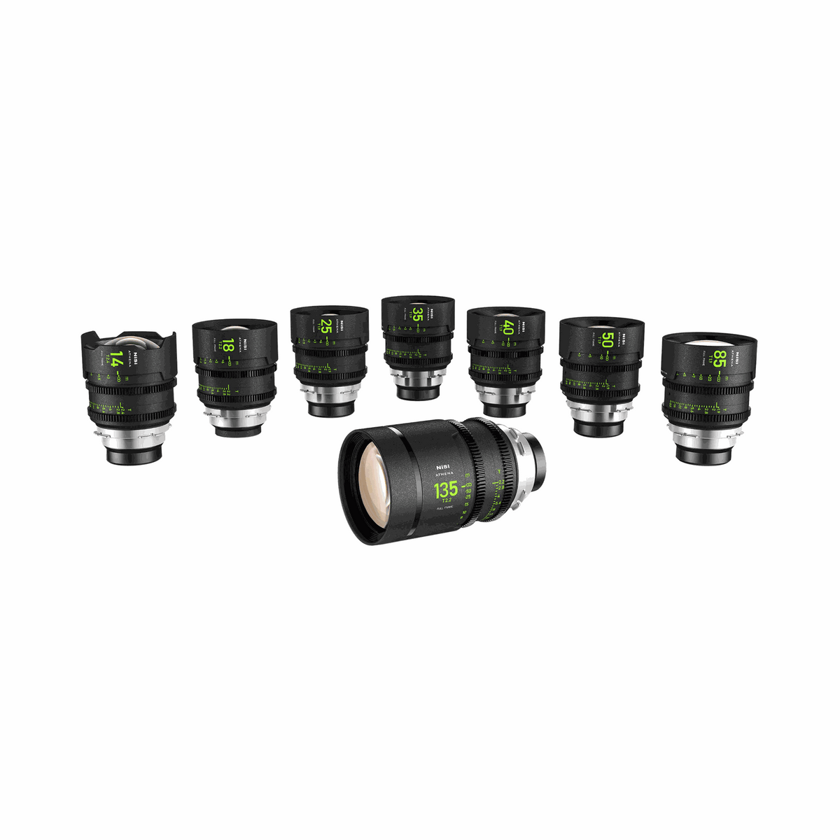 Nisi Master Lens Set PL Mount With No Drop In Filter (14,18,25,35,50,85,135)